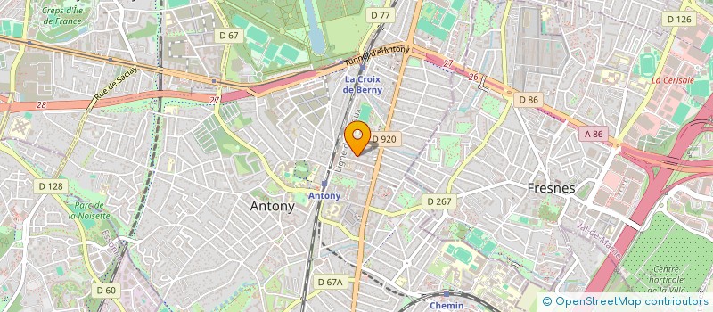 localisation de l'entreprise PITUELLO FLORIAN ET VALI KHANI GHASREJAM MOZHDEH à ANTONY