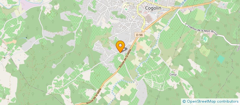 localisation de l'entreprise PITUFA  COGOLIN