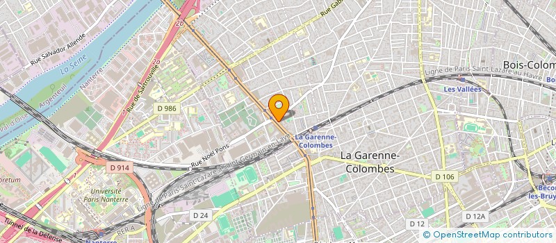 localisation de l'entreprise PITUXA à COLOMBES