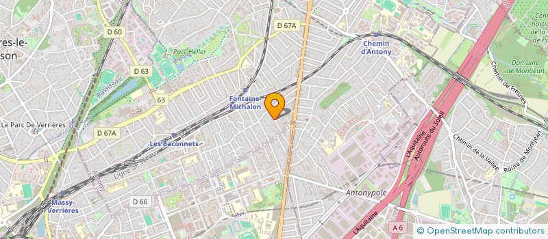 localisation de l'entreprise PITXU à ANTONY