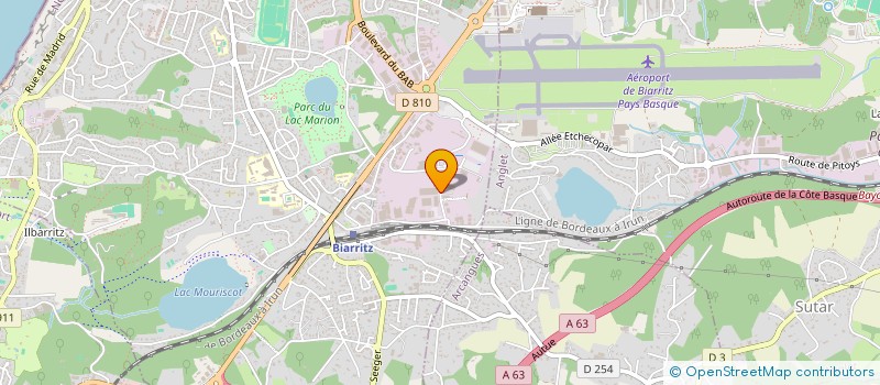 localisation de l'entreprise PIUMA PIZZA à BIARRITZ