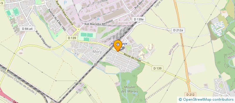 localisation de l'entreprise PIV CONSTRUCTION  MITRY-MORY