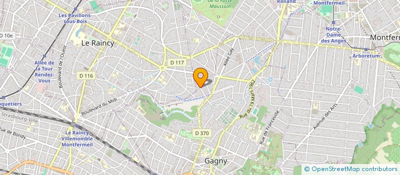 localisation de l'entreprise PIV PROSOLS  GAGNY