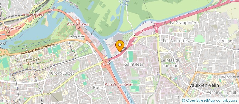localisation de l'entreprise PIV SA à VILLEURBANNE