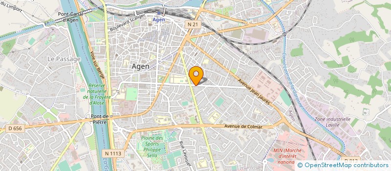 localisation de l'entreprise PIVA à AGEN
