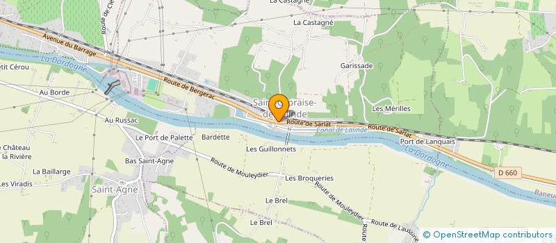 localisation de l'entreprise PIVA  LANQUAIS