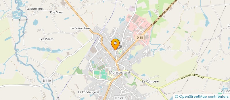 localisation de l'entreprise PIVA  MONCOUTANT-SUR-SEVRE