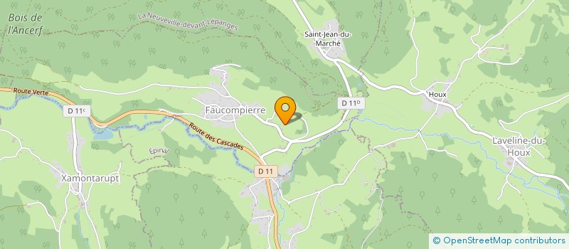 localisation de l'entreprise PIVA ARCHITECTURE  FAUCOMPIERRE