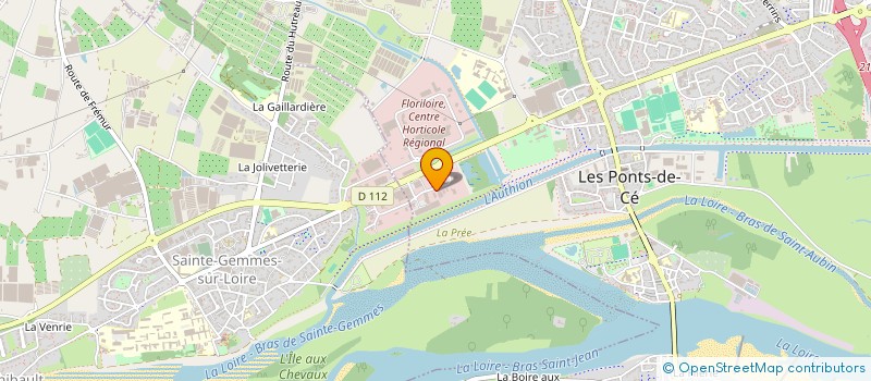 localisation de l'entreprise PIVA INVEST  LES PONTS-DE-CE