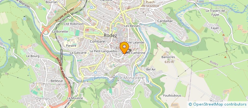 localisation de l'entreprise PIVACIEM  RODEZ