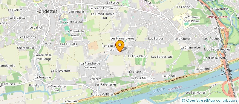 localisation de l'entreprise PIVACOPA à FONDETTES