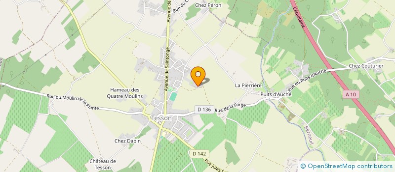 localisation de l'entreprise PIVALINE  TESSON