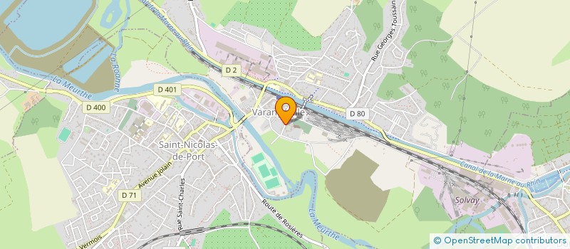 localisation de l'entreprise PIVARAN  VARANGEVILLE