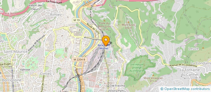 localisation de l'entreprise PIVE RIDGE ENFANCE SOLIDARITE à NICE