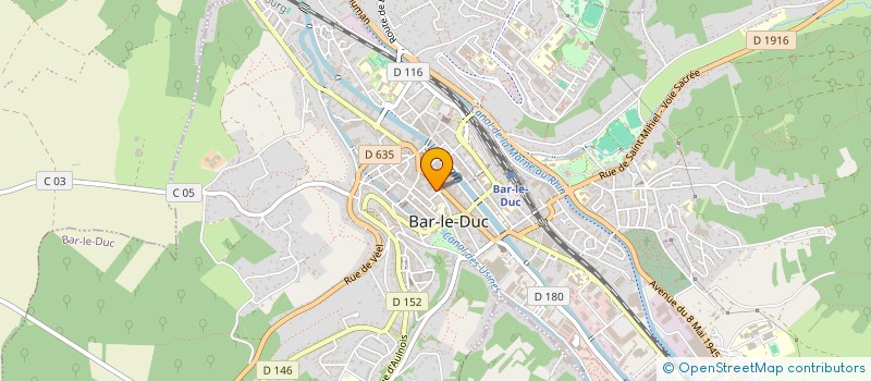 localisation de l'entreprise PIVER à BAR-LE-DUC