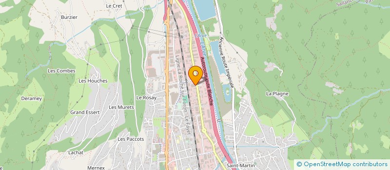 localisation de l'entreprise PIVERN  SALLANCHES