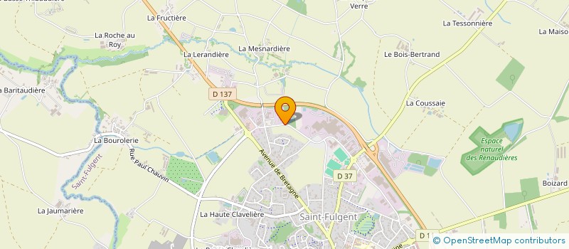 localisation de l'entreprise PIVETEAU à SAINT-FULGENT