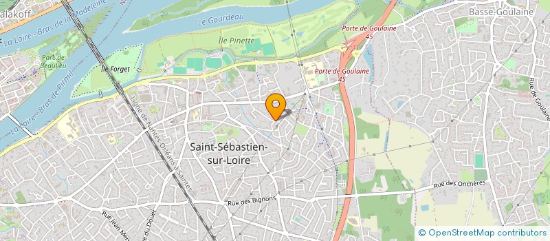 localisation de l'entreprise PIVETEAU INVESTS à SAINT-SEBASTIEN-SUR-LOIRE