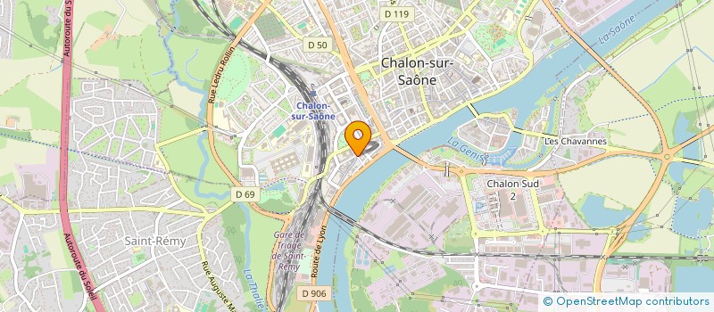 localisation de l'entreprise PIVIME à CHALON-SUR-SAONE