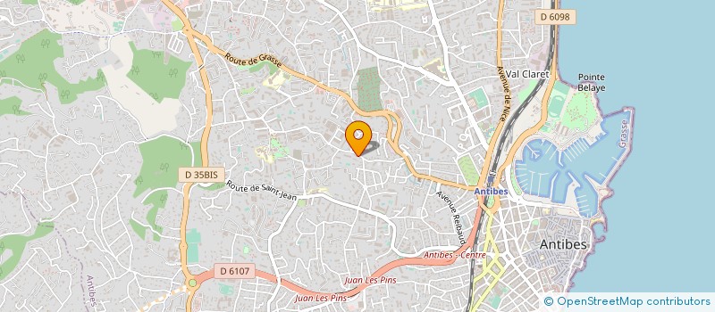 localisation de l'entreprise PIVOINE à ANTIBES