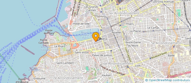 localisation de l'entreprise PIVOINE à MARSEILLE
