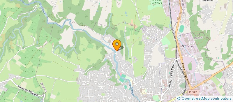 localisation de l'entreprise PIVOINE  BRIGNAIS