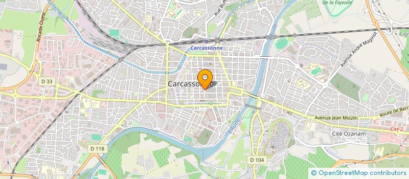 localisation de l'entreprise PIVOINE  CARCASSONNE