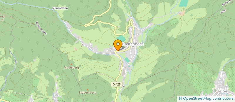 localisation de l'entreprise PIVOINE  BREITENBACH