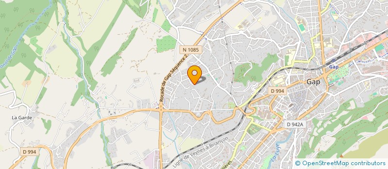 localisation de l'entreprise PIVOINE  GAP