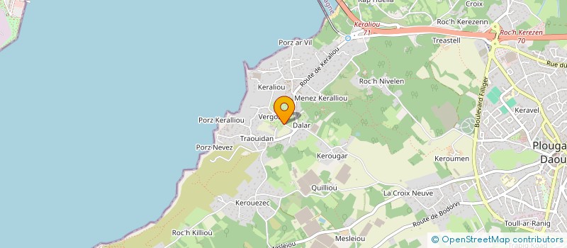 localisation de l'entreprise PIVOINE  PLOUGASTEL-DAOULAS