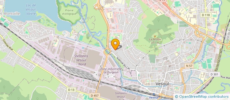 localisation de l'entreprise PIVOINE  VESOUL