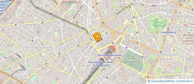 localisation de l'entreprise PIVOINE & CHARDON  PARIS