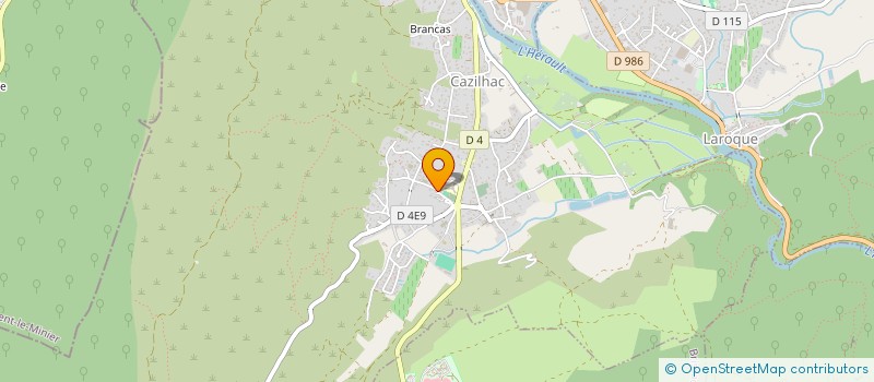 localisation de l'entreprise PIVOINE DE LA SERANNE à CAZILHAC