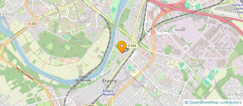 localisation de l'entreprise PIVOINE ET CAUDALIE à ERAGNY