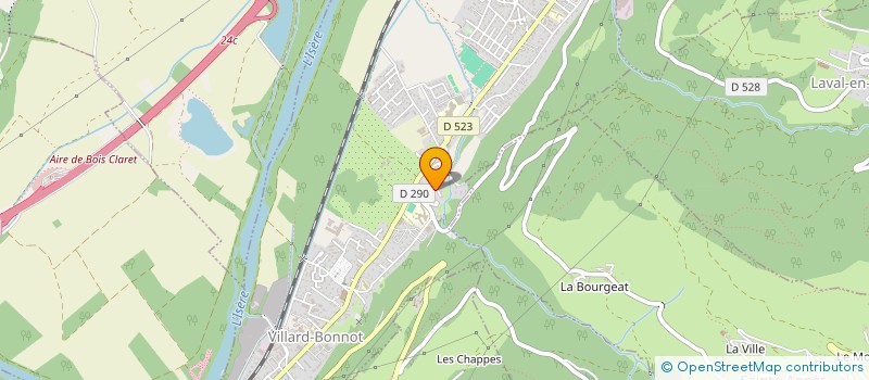 localisation de l'entreprise PIVOINE INFORMATIQUE  VILLARD-BONNOT