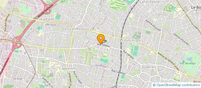 localisation de l'entreprise PIVOINES & PINS  BORDEAUX