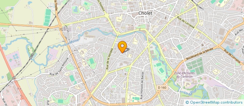localisation de l'entreprise PIVOST à CHOLET