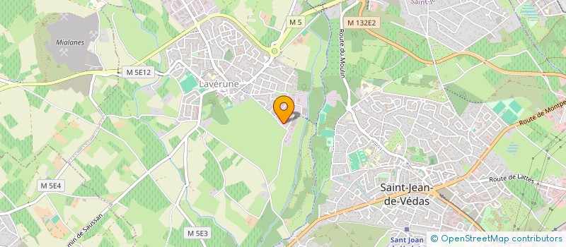 localisation de l'entreprise PIVOT CREATION à LAVERUNE