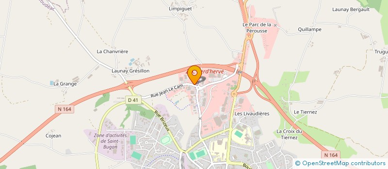 localisation de l'entreprise PIVY à LOUDEAC