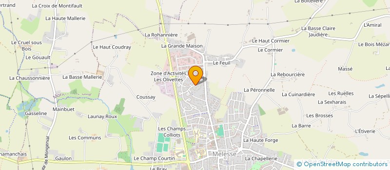 localisation de l'entreprise PIWI  MELESSE