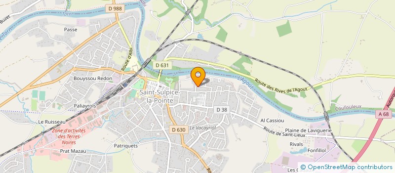 localisation de l'entreprise PIWI'S à SAINT-SULPICE-LA-POINTE