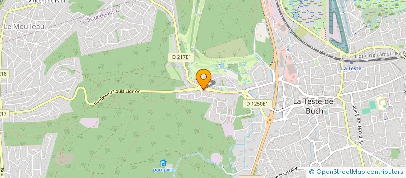 localisation de l'entreprise PIWIL à LA TESTE-DE-BUCH