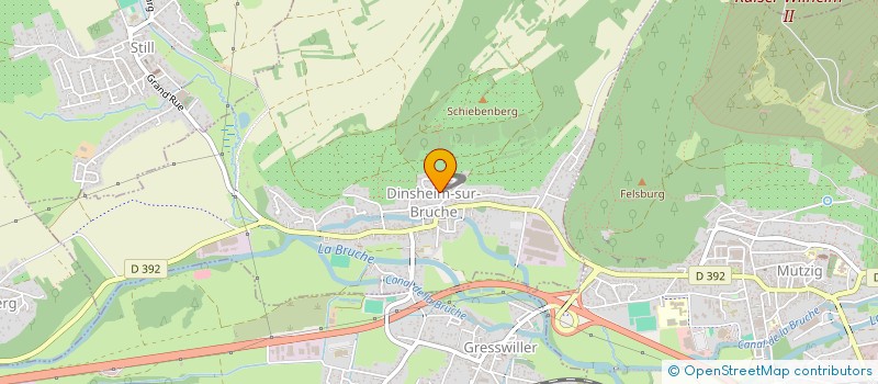 localisation de l'entreprise PIWINNOV  DINSHEIM-SUR-BRUCHE