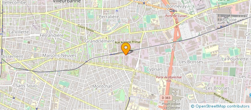 localisation de l'entreprise PIWIO  VILLEURBANNE