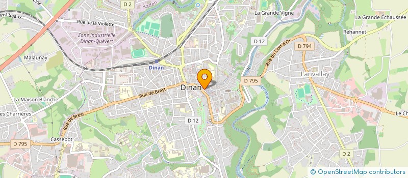 localisation de l'entreprise PIWONIA  DINAN