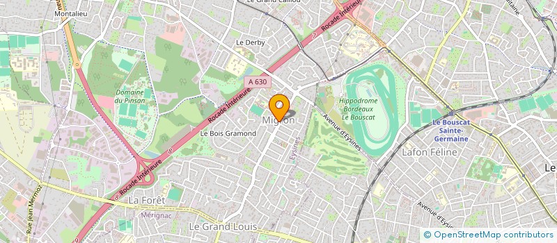 localisation de l'entreprise PIWUH  EYSINES