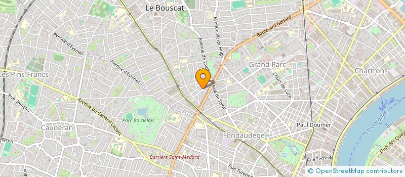 localisation de l'entreprise PIWWOP  LE BOUSCAT