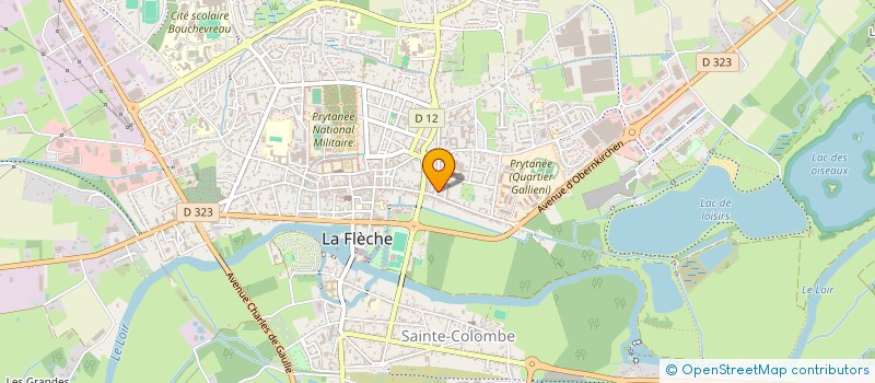 localisation de l'entreprise PIX ARCHITECTURE  LA FLECHE