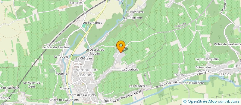 localisation de l'entreprise PIX IMMO à VERNOU-SUR-BRENNE