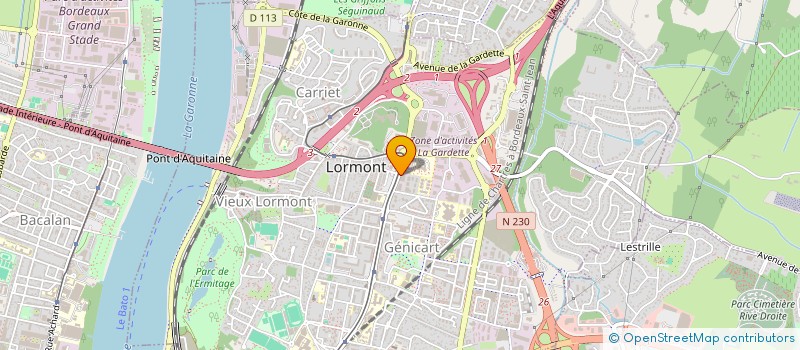 localisation de l'entreprise PIXAGRAM  LORMONT